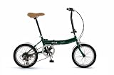 MINI(ミニ) 16インチ6段変速折りたたみ自転車MINI FDB166【2カラー展開】 グリーン MINI FDB166