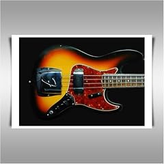 FENDER JAZZ BASS Kunstdruck als Leinwandkopie, Gr��e A1 POSTER