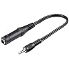 0.2m 3.5mm stereo Stecker auf 6.35mm stereo Kupplung