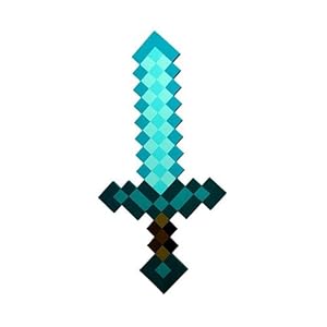 Diamond Minecraft Foam Sword