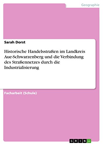 Historische Handelsstraßen im Landkreis Aue-Schwarzenberg und die Verbindung des Straßennetzes durch die Industrialisierung (German Edition)