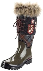 Giesswein Zapfendorf 58/10/41372, Damen Gummistiefel, Braun (dunkelbraun 275), EU 37