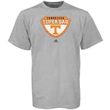 adidas Tennessee Volunteers Ash Super Dad T-shirt