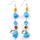 MLB Touch by Alyssa Milano Chicago White Sox Turquoise Drop Earrings