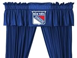 New York Rangers Window Curtains Valance Set 63''