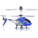 X107 3Ch Aluminium Rc Gyro Micro / Mini Remote Control Helicopter in Blue