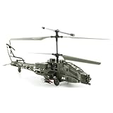 3-Ch AH-64 Apache Indoor RC Helicopter S009