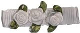Posies Accessories Three Buds Hair Clippie White