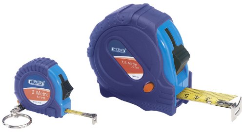 2 Pce Measuring Tape Set - 7.5m And 2m 87972 Draper EMTG2