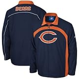 Chicago Bears Poly Ottoman Reversible Full Zip Jacket - XX-Large