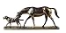Sheba and the Duchess Bronze Sculpture