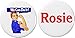 Set 2 We Can Do It! Rosie the Riveter 2.25” Large Pinback Buttons Pins