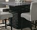 Black Counter Height Dining Table - Coaster 102068 Efurnitureshowroom