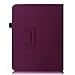 Fintie Folio Case for Original iPad 1st Generation - Slim Fit Vegan Leather Stand Cover with Stylus Holder for iPad 1st Generation 2010, Purple