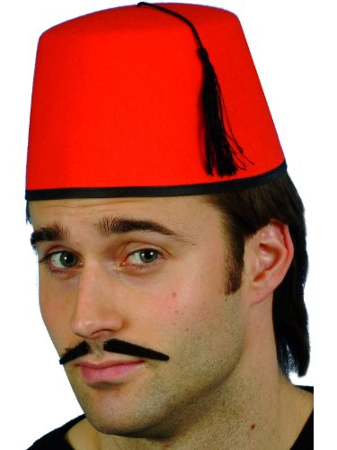 Fez Hat Red Felt