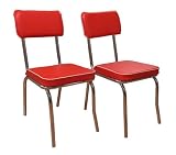 Target Marketing Systems Retro Dining Chair , Red Target Marketing Systems Retro Dining Chair , Red