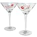 Marilyn Monroe Martini Glasses Set of Two