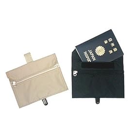 【クリックで詳細表示】NEOスライドポケット 【ズボンやスカートの内側に隠す貴重品入れ】 ベージュ