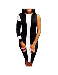 Sexy Colorblocking Long Sleeves 2014 Bodycon Dress/Club Dress/Party Dress 