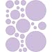Light Purple Polka Dot Wall Transfer Stickers Mural