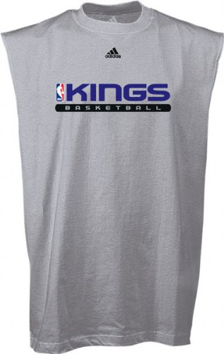 Sacramento Kings Adidas True Court Practice Sleeveless T-Shirt