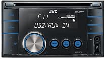 JVC KW-XR411 CD-MP3-Tuner (AUX In, USB 2.0) schwarz