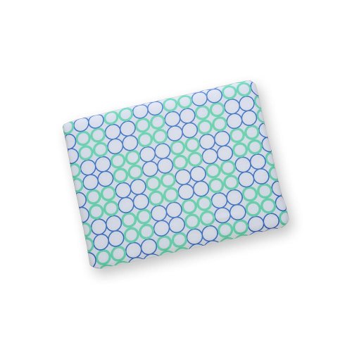 Sumersault Mix & Match Crib Sheet - Blue/Green Circle