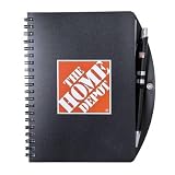 UPC 617885009211 product image for Black Home Depot Notebook and Pen Combo | upcitemdb.com