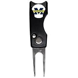 Michigan Wolverines Spring Action Divot Tool W/ Ball Marker - NCAA College Athletics