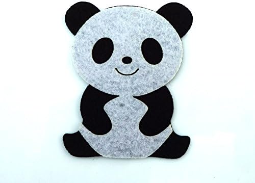 Panda DIY Applique Embroidered Sew Iron on Patch