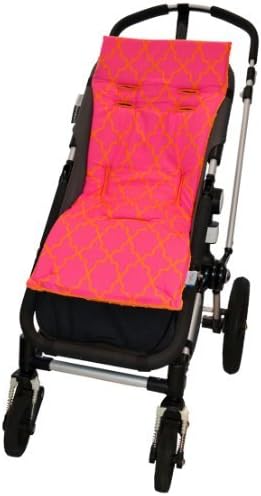 Tivoli Couture Luxury Memory Foam Stroller Liner, Morrocan Lattice Pink by Tivoli Couture