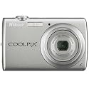 Nikon Coolpix S220 - Digital camera - compact - 10.0 Mpix - optical zoom: 3 x - supported memory: SD, SDHC - warm silver