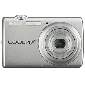 Click here to buy Coolpix S220 Digital Camera (Warm Silver) by Nikon.