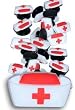 Nurse Cap Shoe Charm, Individual Charm