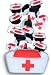 Nurse Cap Shoe Charm, Individual Charm