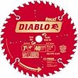 Freud Inc D0740X Diablo Carbide Tipped Circular Saw Blade