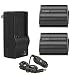 Clearmax® 2 Replacement Batteries and Multi Voltage Battery Charger For Canon EOS 5D, 10D, 20D, 20Da, 30D, 40D, 50D, D30, D40, And 300D/Digital Rebel SLR Cameras