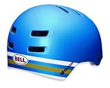  : Bell Faction Bike Helmet (Matte Blue Stripes , Large)