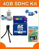 High-Speed 4GB SDHC Class 6 Memory Card and FREE KIT.