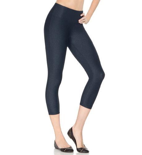 Spanx Women's Look-at-Me Leggings Cropped Denim Wash