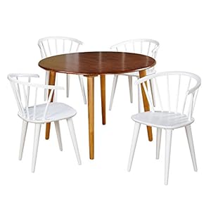 Amazon - Target Marketing Systems 5-Piece Florence Dining Set, Oak ...
