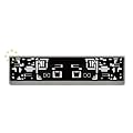 Kennzeichenhalter edelstahl passend f�r die Kennzeichengr��e 520 mm x 120 mm (Kennzeichenhalter passt nur f�r Kennzeichen in �STERREICH!!!)