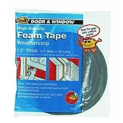 M-D Building Products 02311 PVC Closed Cell Vinyl Foam Weatherstrip Tape