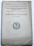 Prices of Vermont Farm Real Estate Bulletin 391