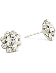 1928 Bridal Amore Dazzling Sun Button Earrings