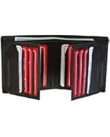 Bifold Business Credit Card Case Leather Wallet #2192CF