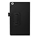 Lenovo Tab 2 A8 Case, Pasonomi® Premium PU Leather Folio Case Stand Cover for Lenovo Tab 2 A8 8 inch Tablet (Litchi Series Black)