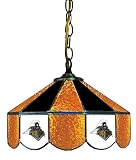 Purdue University Boilermakers Stained Glass Bar Light