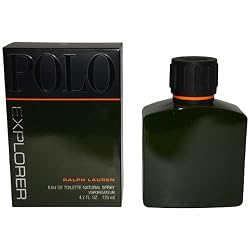 Polo Explorer by Ralph Lauren for Men, Eau De Toilette Natural Spray, 4.2 Ounce