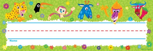 Scholastic Classroom Resources Jingle Jungle Name Plates (SC553146)